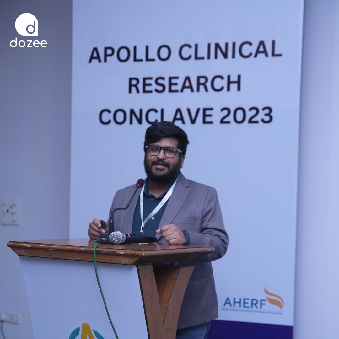 Thrilled to have been a part of Apollo Clinical Research Conclave '23, where our CTO &amp; Co-Founder, <a href="/gauravparchani/">Gaurav Parchani</a>, highlighted the transformative impact of positioning India as a leader in #healthAI through #clinicalresearch!
#Healthcare #PatientSafety #RemotePatientMonitoring