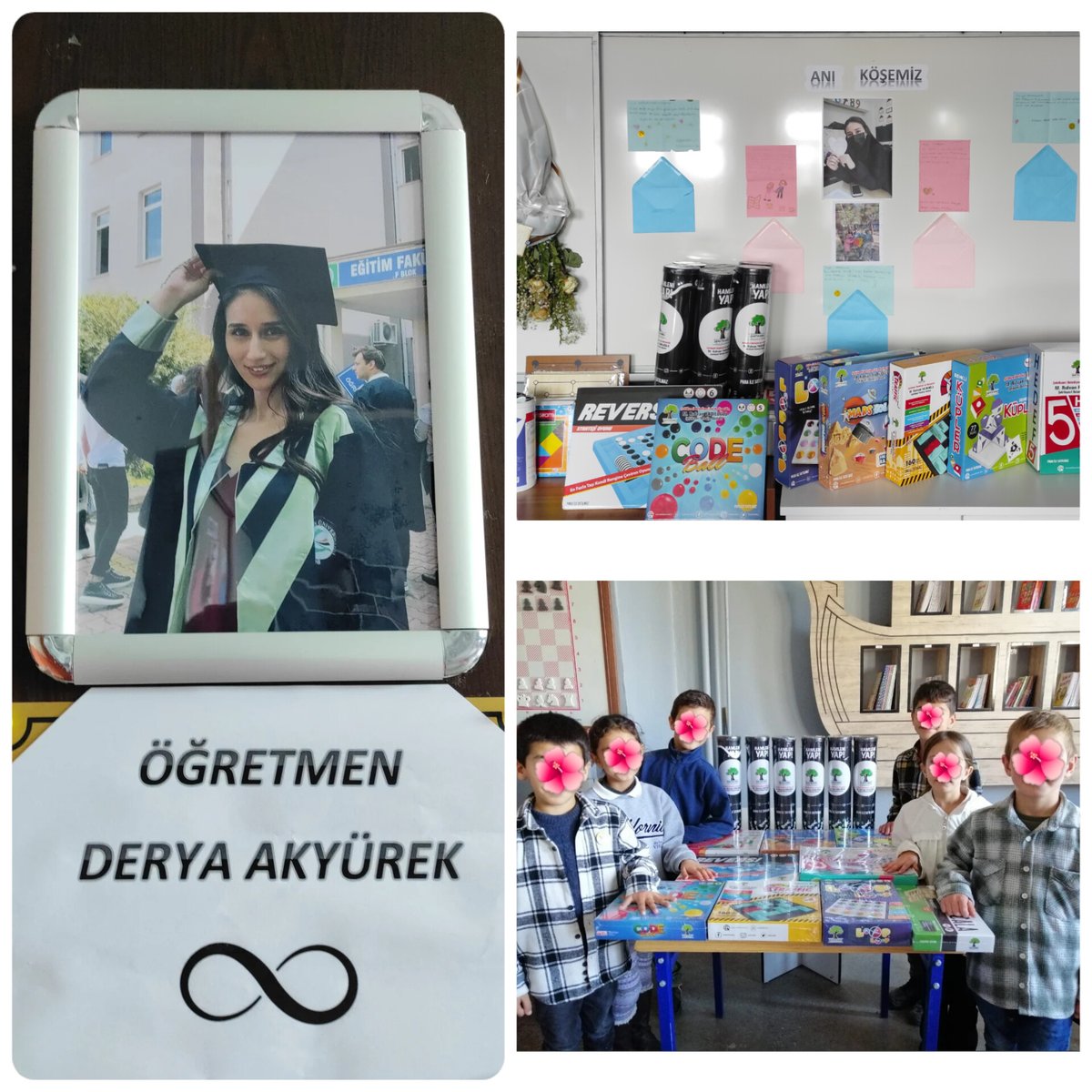 💐Seni unutmayacağız öğretmenim❗

🔴Derya öğretmenin anısına okulumuza birçok kitap ve zeka oyunu bağışı yapıldı. 
Bağış yapan herkese ve destekleri için <a href="/SehitkamilBel/">Şehitkamil Belediyesi🇹🇷</a> 'ne teşekkür ederiz.