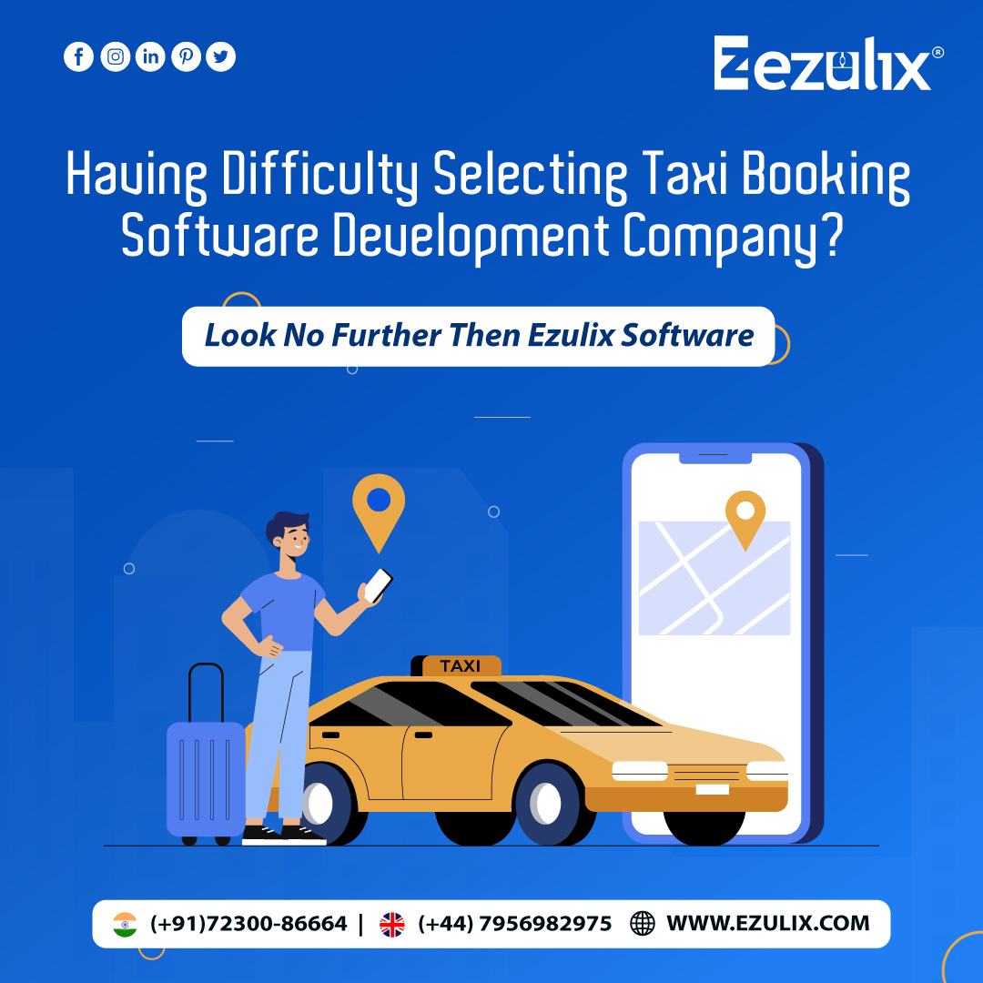 Ezulix_Software's tweet photo. Get hassle-free taxi booking software for your business management online. Ezulix deliver easy-to-manage custom software for various online business as per requirements.
Call us at: +91 7230086664
#ezulix #ezulixsoftware #softwaredevelopment #software #TaxiBookingSoftware https://t.co/OPpdleatFN