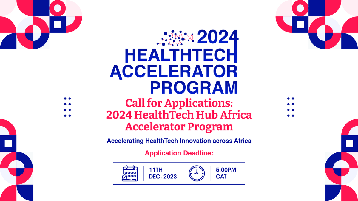 The application window is closing in just a few hours. Ensure you finalise the process and take the pivotal step toward reshaping today's healthtech landscape. Apply now and be part of the transformative advancements in health technology! #HTHA2024 #ventures #applytoday