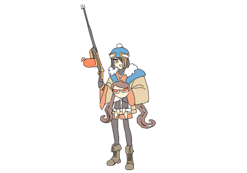 yu mei-ren (fate) 1girl blue headwear weapon boots gun holding white background  illustration images