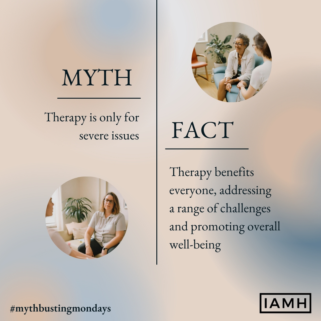 The topic of Mental Health is surrounded with stigma and misinformation! It restrict us from continuing our journey towards mental well-being.

Join us as we bust common myths about mental health every Monday, and start the week on the right note!

#MentalHealthMyths #TherapyMyth