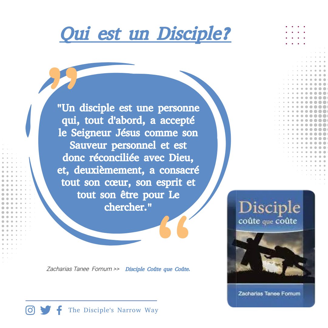 Qui es un Disciple? || Who is a Disciple?🤔

#ztf #christianliterature #holiness #discipleship #obedience