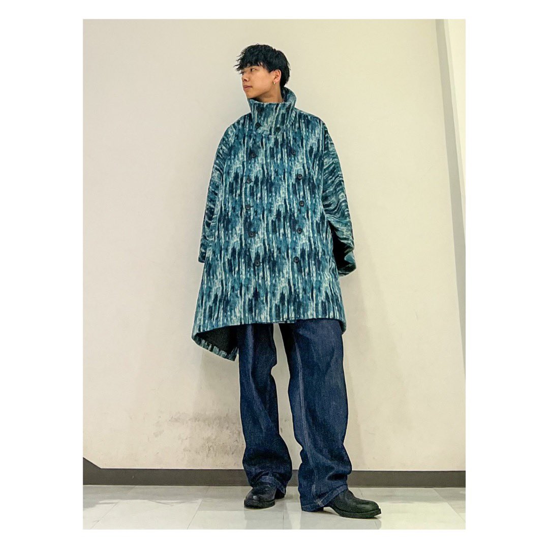 BAFNxN's tweet photo. 〜NEWTRAL TOKYO/NO ID.〜

2023 A/W collection✨
【ハイカラーポンチョコート】
color：BLUE×WHITE/size：ONE/price：35,200(tax in)

#noid #newtral #newtral_tokyo #painting #fashion #ootd #kawaii #emo #staff #aw #todayscode #autumn #autumnfashion https://t.co/hR1Ie1VT8E