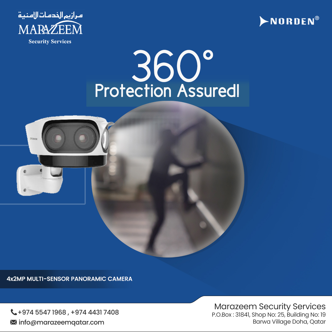 Get ready to  experience peace of mind like never before with this Multi-Sensor  Panoramic Camera. With its advanced technology, this camera offers a  comprehensive view of your surroundings, leaving no blind spots. 
.
☎️👉 𝘾𝙤𝙣𝙩𝙖𝙘𝙩 : +97455471968