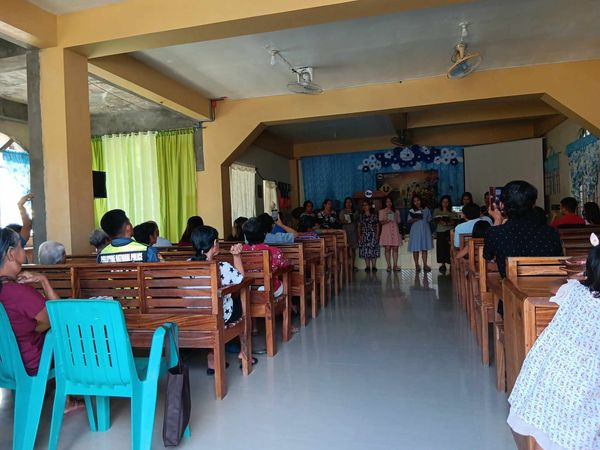 Sugpon PNP personnel attended Sunday worship at Wesleyan Church officiated by Pastor Noel M. Quiban.