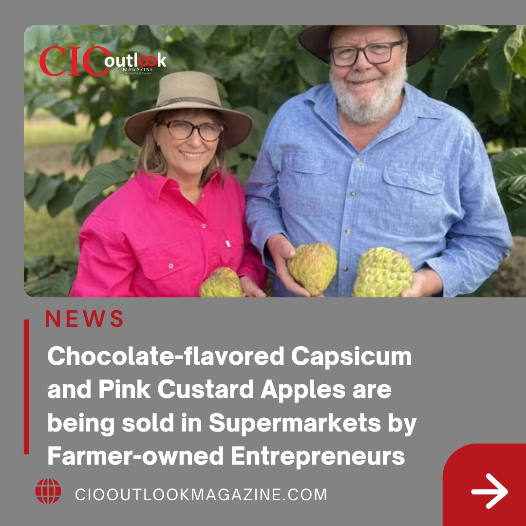 Chocolate-flavored Capsicum and Pink Custard Apples are being sold in Supermarkets by Farmer-owned Entrepreneurs

Read More: cutt.ly/1wAIWqeD

#UniqueFlavors #EntrepreneurialFarms #SupermarketFinds
#FarmersMarketSuccess #FreshProduceBiz #TasteInnovation
