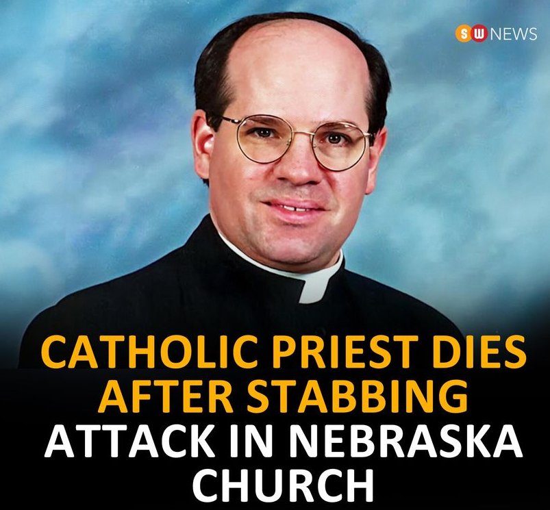 Let us offer One Hail Mary for the repose of the soul of Fr.Stephen Gutgsell who lost his life after being stabbed at the rectory of St. John the Baptist parish in Fort Calhoun, Nebraska. Please comment Amen as response. #RIP #Mothermary #soul #hailmary #faith #priest