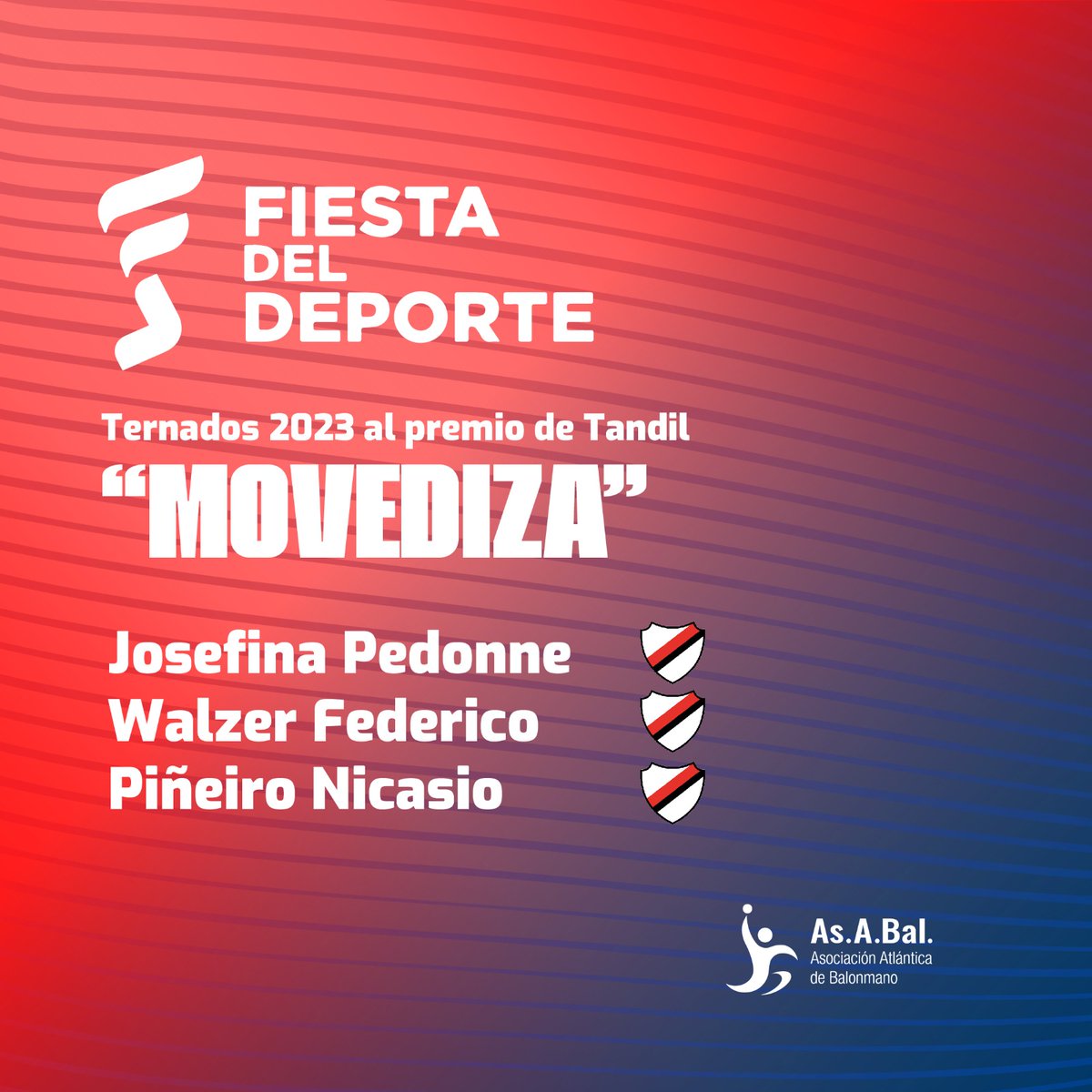 🏅La entrega será el jueves 21/12 desde las 20 horas. ¡Éxitos y felicitaciones a nuestros representantes!