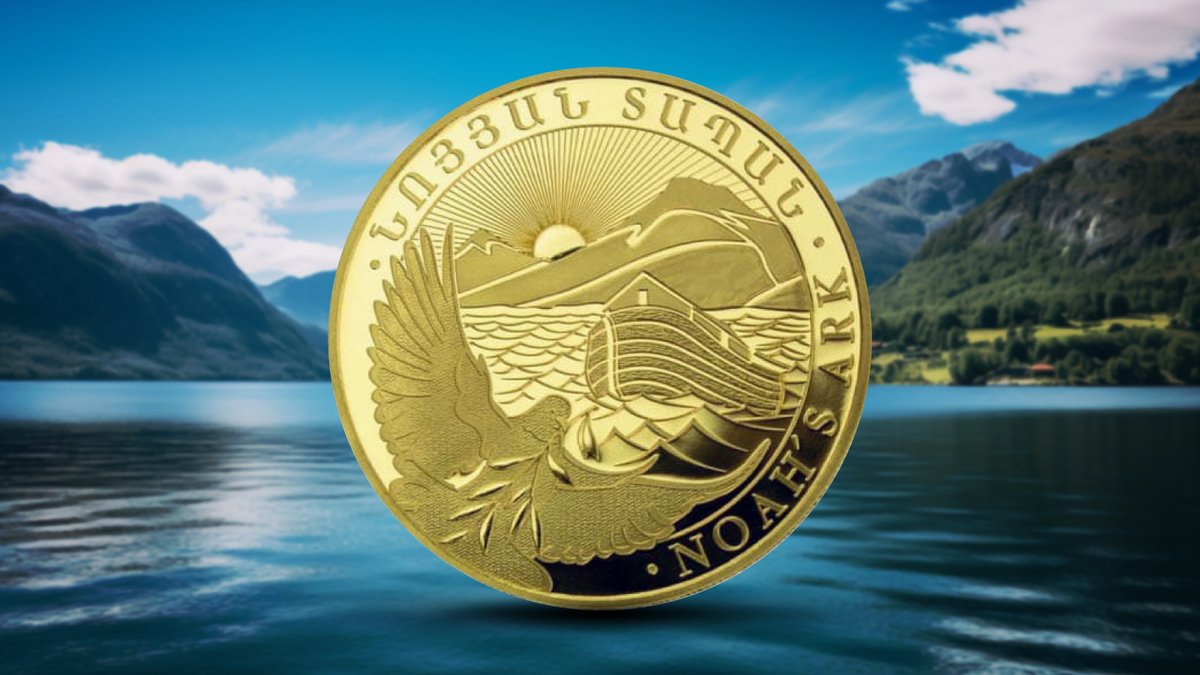 2024 Armenia Noah's Ark: A Golden Tribute - Celebrating Armenia's Rich Biblical Heritage in 1 Gram of Pure Gold.

#BOLDPreciousMetals #preciousmetals #Numismatics #trending #2024ArmeniaNoahsArk #GoldCoin #HistoricalGold #ArmenianHeritage #NoahsArk #InvestInHistory #Gold