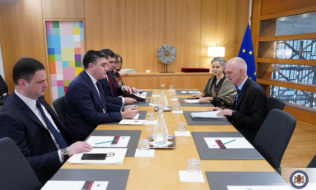 Held a very insightful meeting with <a href="/EuMordue/">Simon Mordue</a>. We exchanged information on 🇬🇪's commitment to implement EU recommendations. 🇬🇪 is demonstrating progress that has been recognized by our partners and supported by the Council of the EU. Very much looking forward to yet another