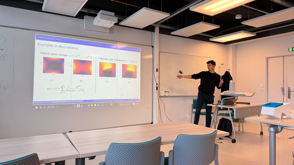 MLIA (@mlia_isir) on Twitter photo Today, Matthieu Blanke <a href="/MatB_29/">Matthieu Blanke</a> from <a href="/inria_paris/">Centre Inria de Paris</a> presents his work "Interpretable Meta-Learning of Physical Systems" during the team meeting! Today, Matthieu Blanke <a href="/MatB_29/">Matthieu Blanke</a> from <a href="/inria_paris/">Centre Inria de Paris</a> presents his work "Interpretable Meta-Learning of Physical Systems" during the team meeting!