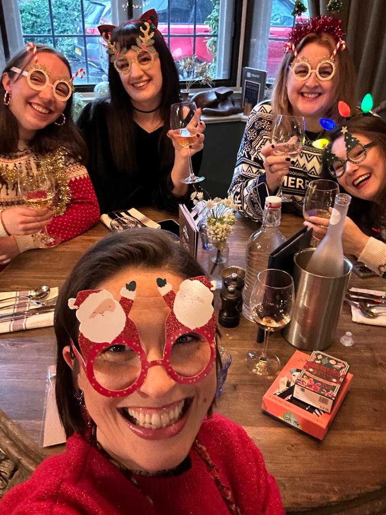 It's that time of year again! Last week we had our Christmas meal and had so much fun!😘 Ho Ho Ho!! It was great to be in person again and have a fabulous meal together!