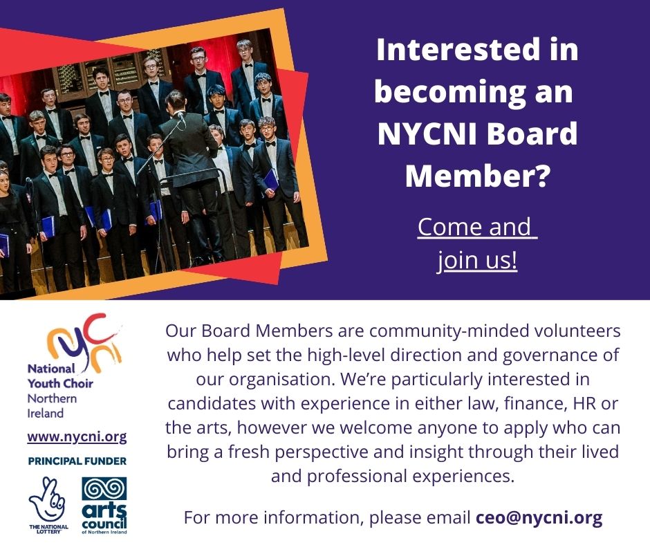 Opportunity to become a Board Member of @NYCNI_ @ciaranscull @jowrightmusic