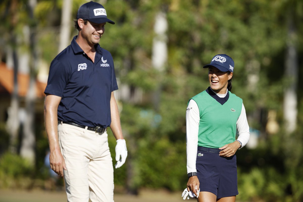 So much fun this week with ⁦@celineboutier⁩ in Naples! A few more putts go in and we’re right in the mix ⁦@gtinvitational⁩. Celine has a new fan in me and I’ll be following ⁦@LPGA⁩ next year to see her lifting some 🏆’s ⁦#TeamADP