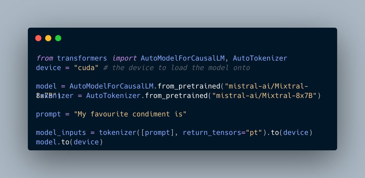art_zucker's tweet image. 🤗@MistralAI&apos;s new MOE  model (Mixtral, what a nice name) is now supported in the latest release of transformers (make sure you have 4.36.0) 🥳🤗