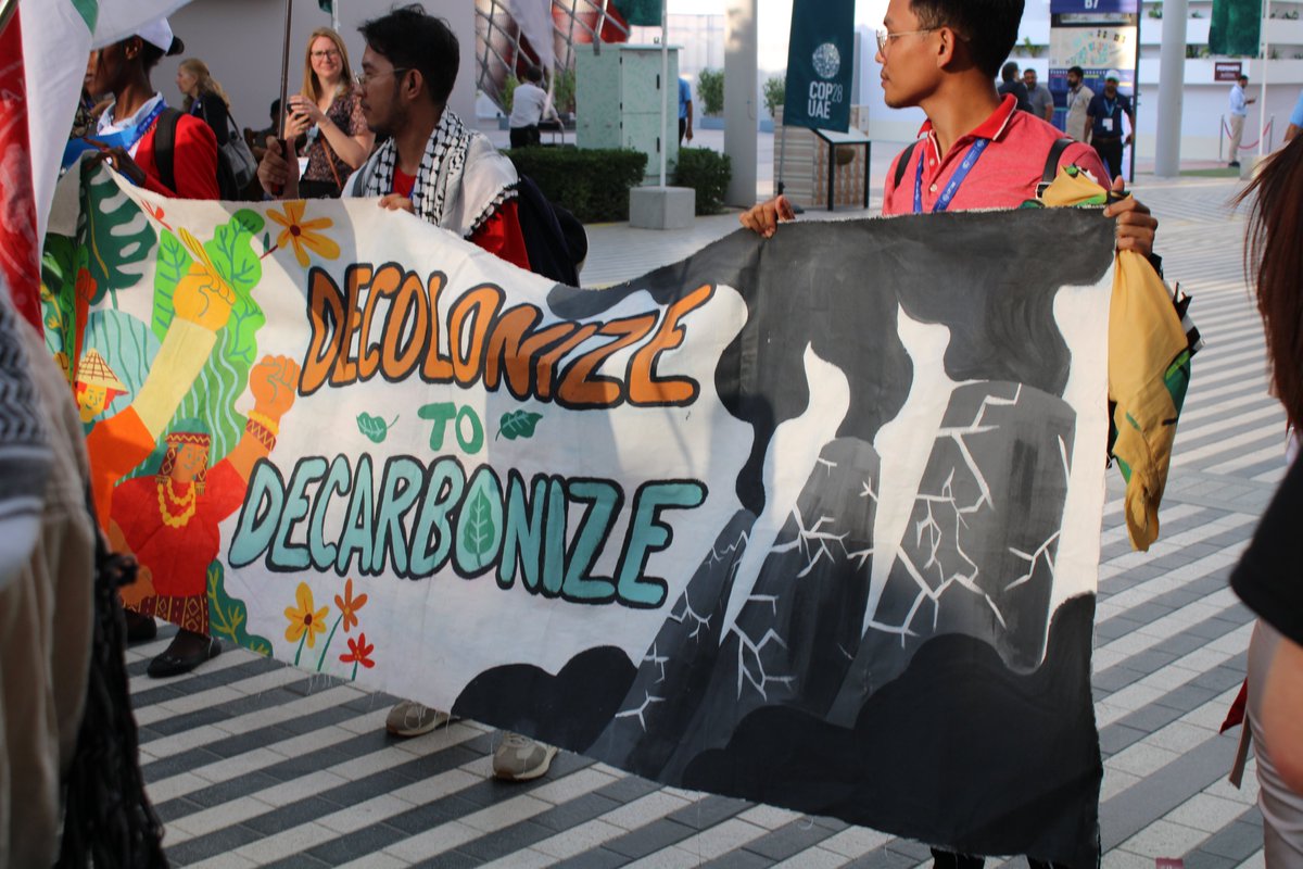 Protest at #COP28