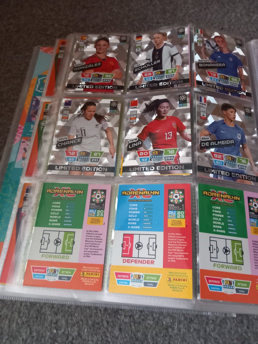 mryt222's tweet image. Pół roku zbierania i mam wszystkie limitki z #FIFAWWC2023 🤩