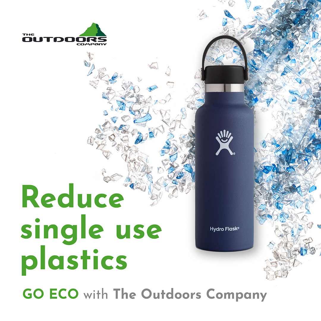 Reduce Single Use Plastics

Using reusable items can help reduce the use of single-use plastics. Swap out your plastic bottle to a permanent one that you can reuse over and over again. 

Check out our Hydro Flask Standard Flex bottle here and go ECO. 

theoutdoorscompany.co.uk/brand/hydro-fl…