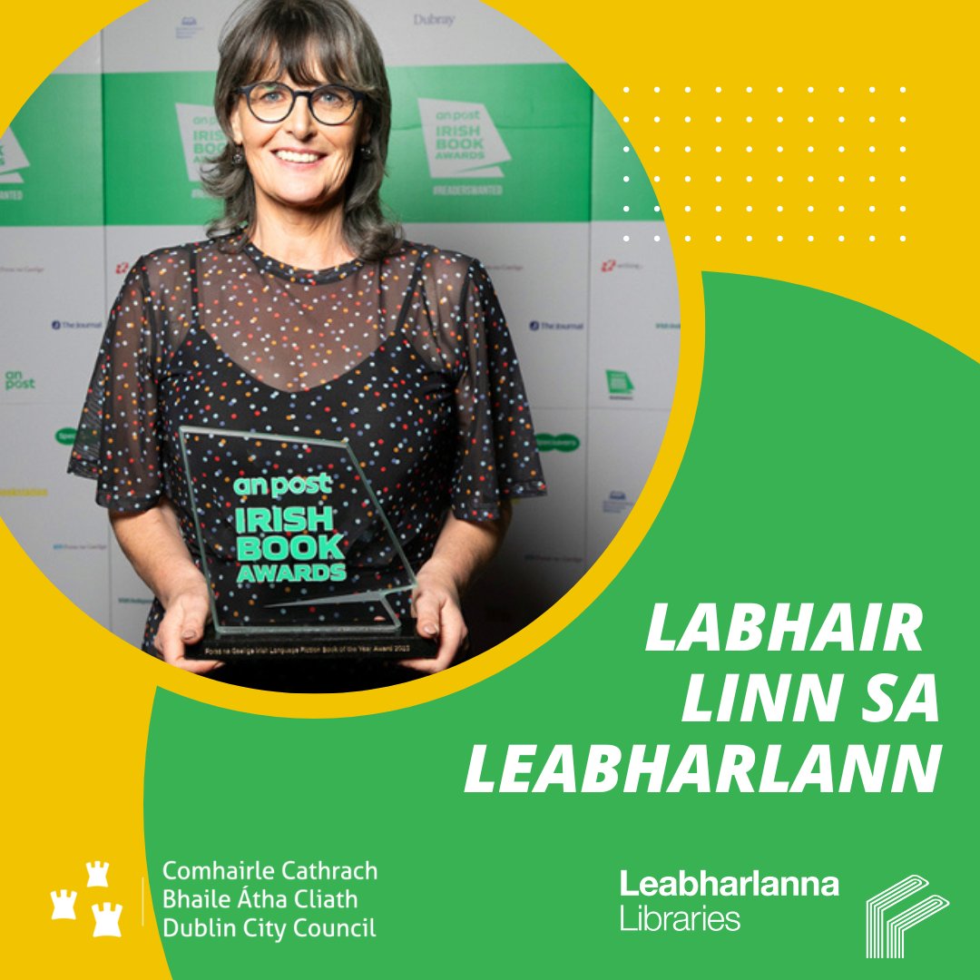 Beidh Róise Ní Bhaoill faoi agallamh & í ag caint faoina cnuasach gearrscéalta Imram agus scéalta eile, saothar a thug leis Duais Leabhar Ficsin na Bliana ag @AnPostIBAS Lárleabharlann, Dé Céadaoin, 13 Nollaig ag 1pm Cuir in áirithe ANOIS! centrallibrary@dublincity.ie #gaeilge