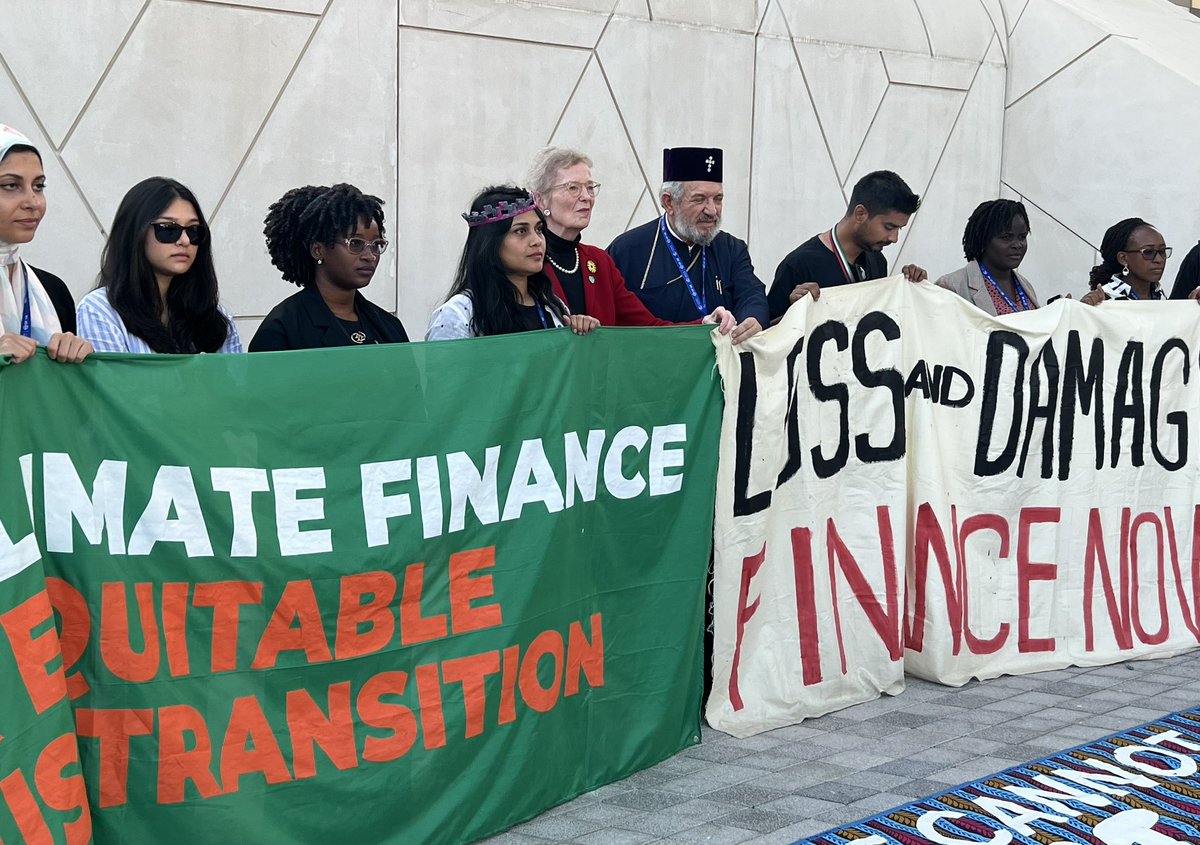 As delegates at #COP28 in Dubai wait for the draft text to emerge, Mary Robinson stands in solidarity with all calling for promises to be met on #adaptation and #LossAndDamage funding. 

#FillTheFund