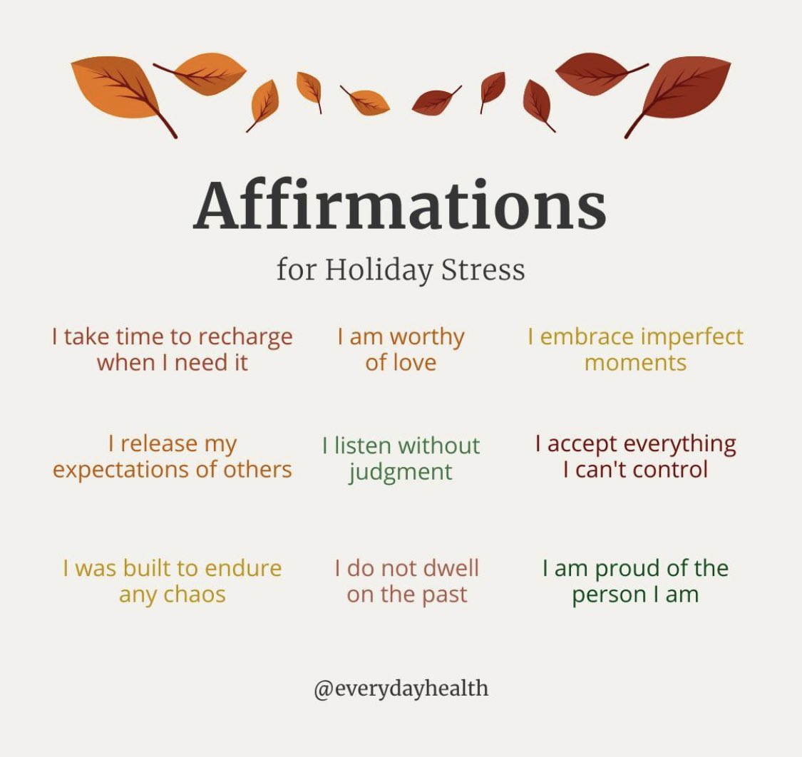 ❄️ December affirmations ❄️