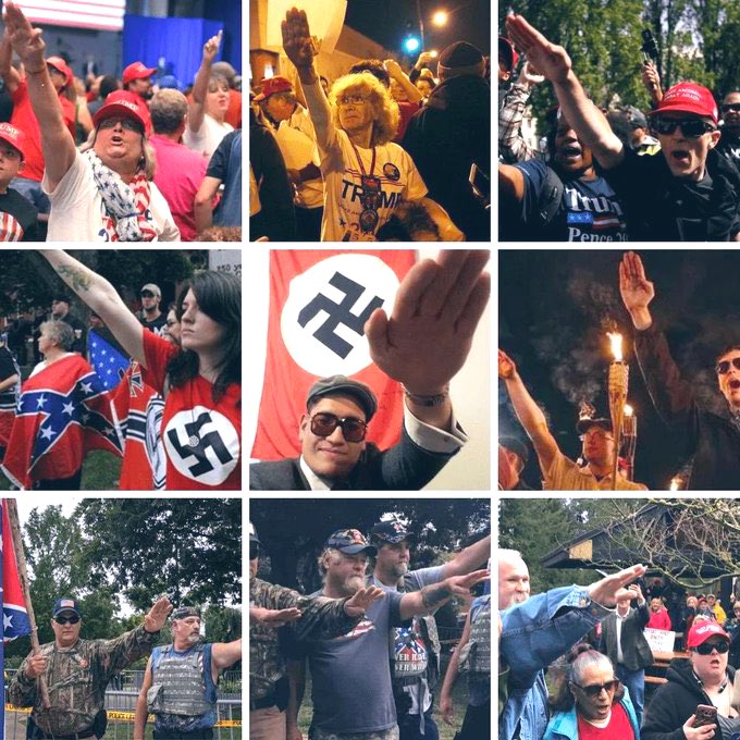 @Morning_Joe @nickconfessore Republicans can’t be Pro JEWISH America, but fly the NAZI flag and do the HITLER salute at the same time? What gives @RepStefanik?