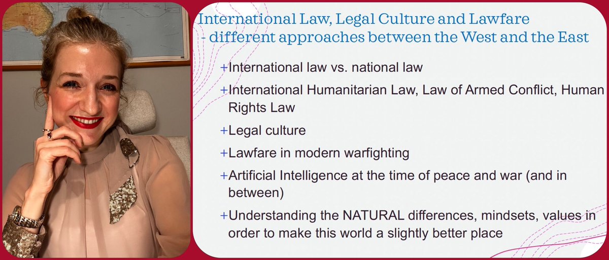 What are #lawfare and #LegalCulture during peace and #ArmedConflict?
Lecture about my two beloved topics (except the motorcycles, yet I do not research on them) and more at the Paris University @UnivParisSaclay🇫🇷
YT: youtube.com/watch?v=p_1ZLW…