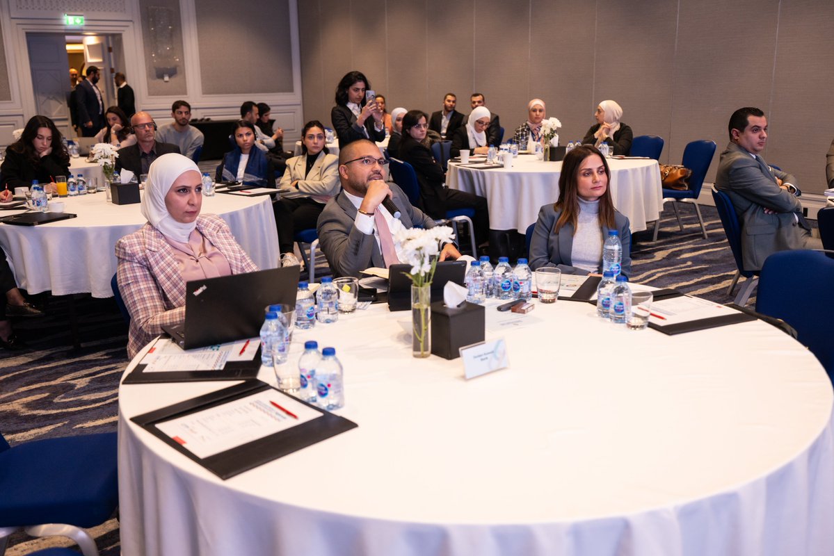 Snapshots from our recent SCF Corporate Challenge, where 8 shortlisted Jordanian companies showcased their business models and solutions to a judging panel comprising experts from the three sponsoring banks of JOIN, who selected 2 winning teams! 1