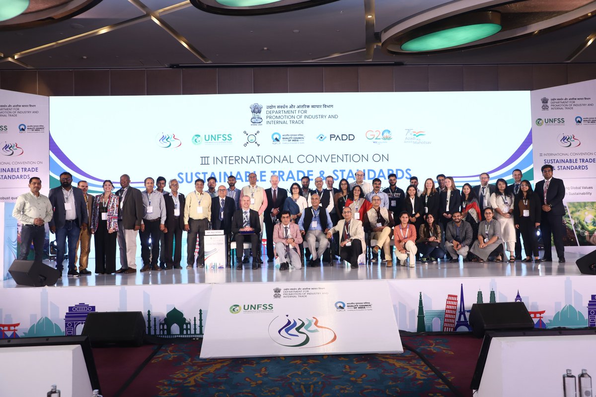 🌐 Takeaways from the 3rd ICSTS in New Delhi (2-3 Nov) co-organized by UNFSS, QCI, and the Indian Government are out now! 🇮🇳 

Insightful discussions on voluntary sustainability standards, trade, and global collaboration for a greener future. 

☘️Read at: unfss.org/2023/12/11/sha…