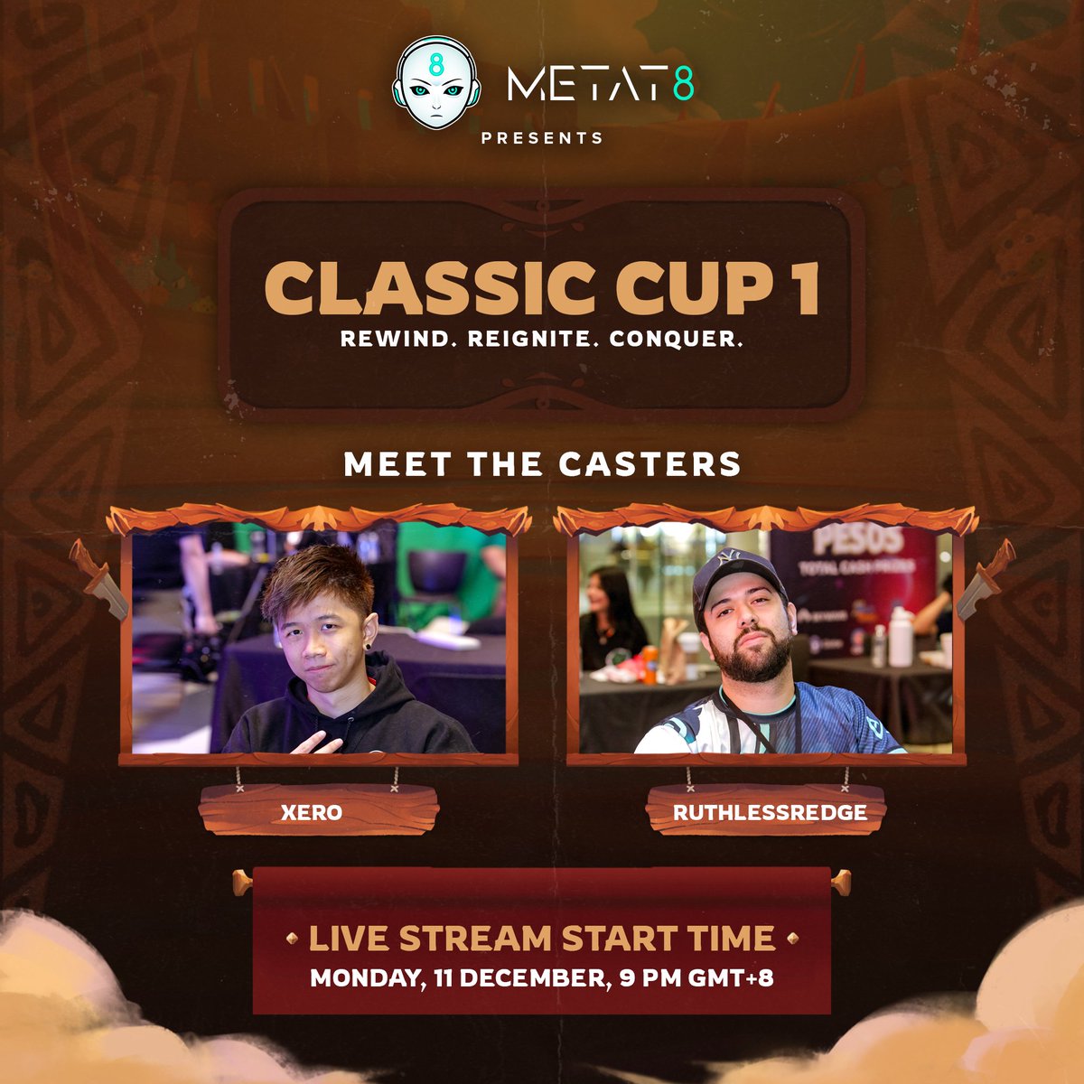 LIVE LIVE LIVE We are live with the METAT8 Classic Cup 1 for @AxieInfinity : Classic w/ @xero_mt8 & @ruthlessredge