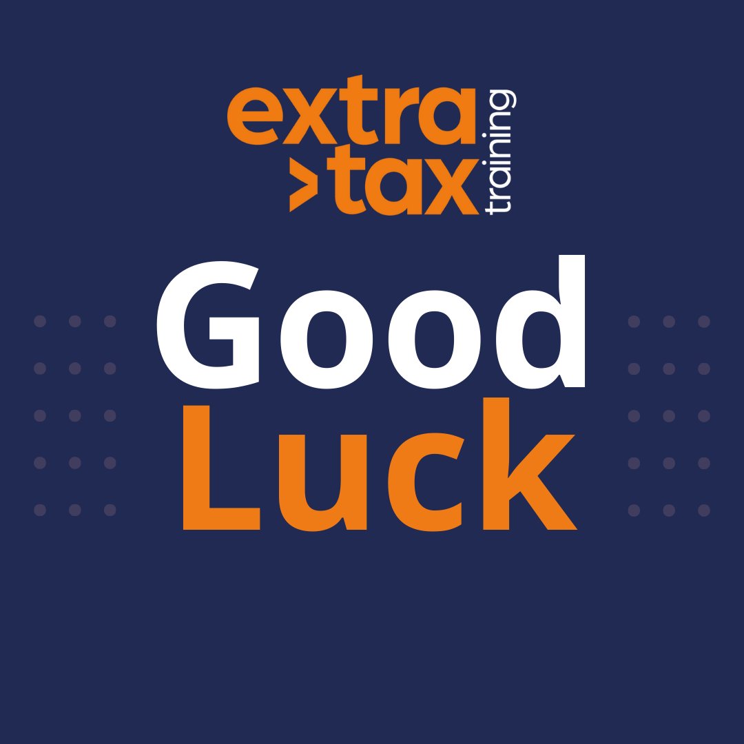 ExtraTax Training (@trainextratax) on Twitter photo Wishing good luck to all the <a href="/ADITtalk/">ADIT International Tax</a> candidates sitting exams this week 🤞🤞 Wishing good luck to all the <a href="/ADITtalk/">ADIT International Tax</a> candidates sitting exams this week 🤞🤞