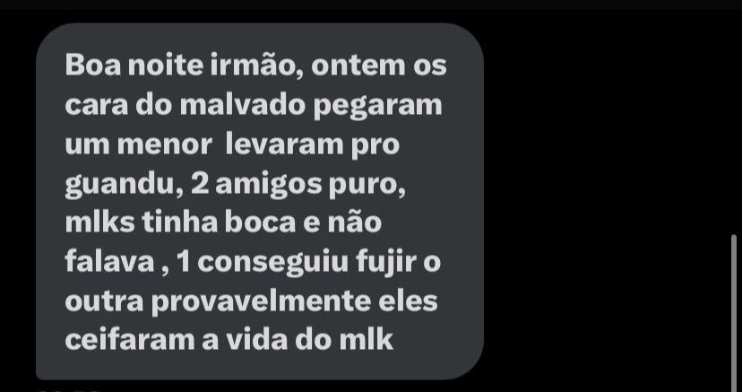 falacomigorj's tweet image. @tinojunior os familiares desse rapaz estão desesperado atrás do corpo  pessoas afirma terem vistos eles no conjunto #GUANDU na reta da JOÃO 23 milicianos ligado a #JUNINHO #VARÃO #VAGUINHO &amp;amp; #MAGRINHO sumiram com esse rapaz e o outro conseguiu fugir por dentro do rio @tinojunior