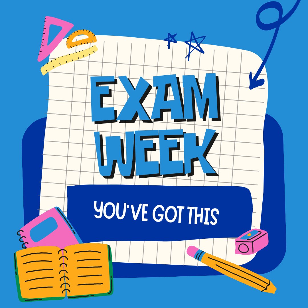 gvsucomputing's tweet image. It&apos;s Finals Week Lakers!  We wish you the best of luck on exams; you&apos;ve got this 💙 #gvsu #pcec