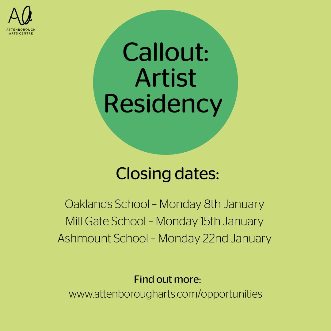 📣 CALLOUT 📣 We want to hear from Artists of any discipline looking to collaborate with young people in SEND (Special Educational Needs and Disabilities) settings across Leicestershire through intensive 18 day residencies. 🔗 Find out more: buff.ly/3XG7w4U