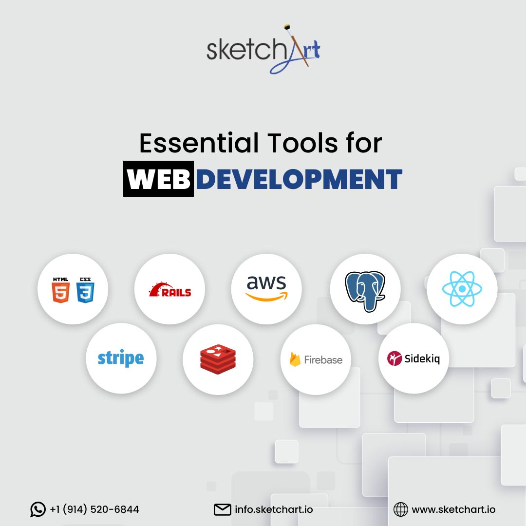 These tools cater to different aspects of web development, whether it's front-end design, back-end development, database management, or deployment    #webdevelopmentessentials  #DigitalToolbox  #ResponsiveDesign  #webdevelopmenttools #trend #tool