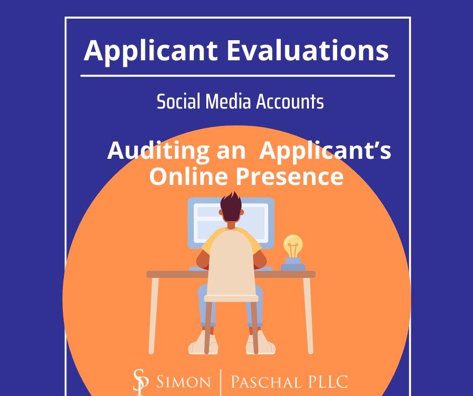 A job applicant's social media profiles can provide insights into their potential fit with company culture and spot potential problem's like illegal drug use. But it's important to keep your audit of their accounts legal and fair. bit.ly/3MSEXgY #HR #EmploymentLaw