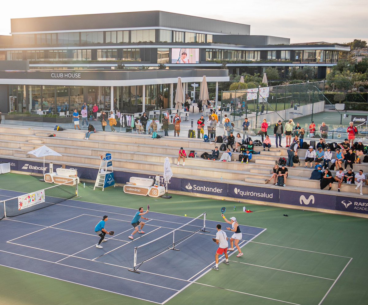 rnadalacademy's tweet photo. The mixed doubles of the @MedPickleball tournament was epic! We had a great time watching PICKLEBALL this week at the Rafa Nadal Academy! VAMOS‼️ https://t.co/ISg9meVVqE