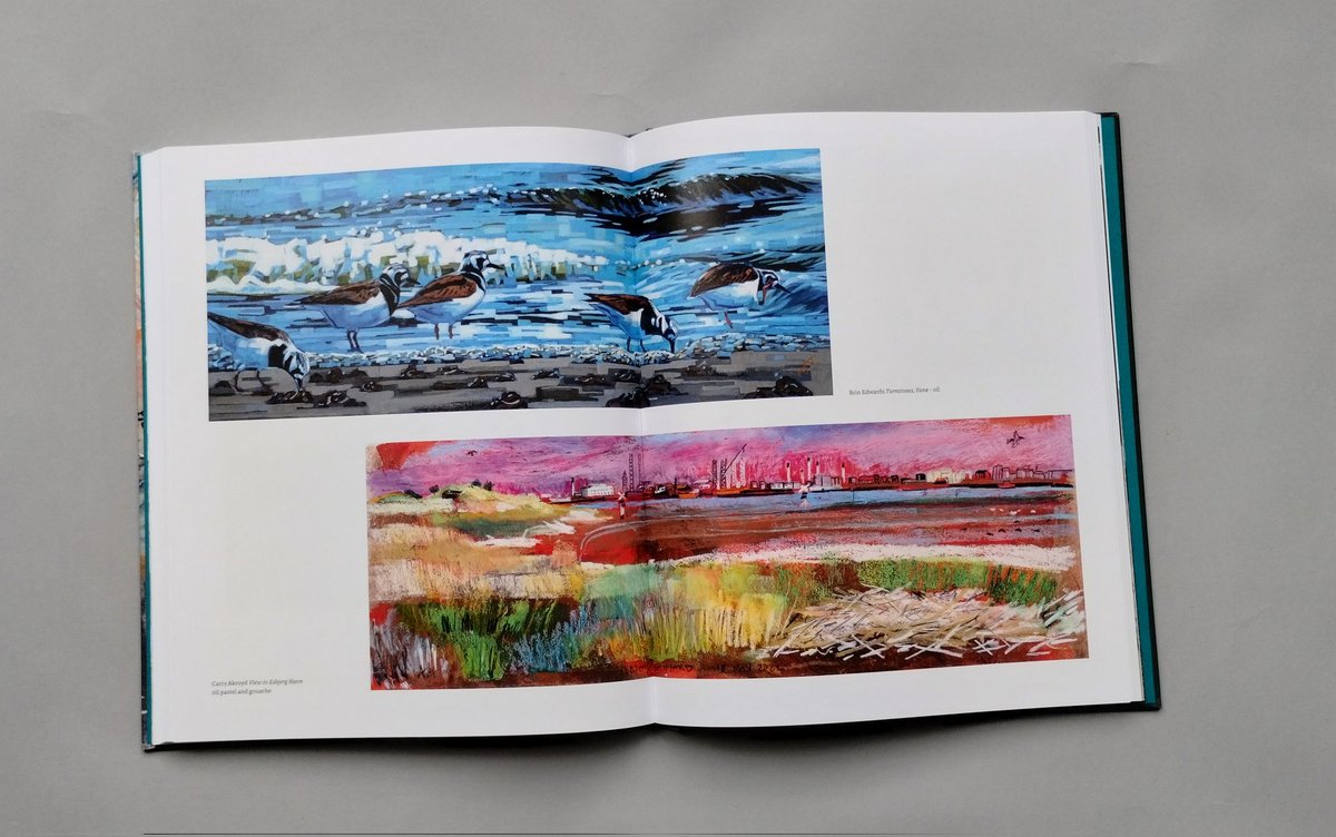 'Haunted by the Last Tide' is the gorgeous SWLA Wadden Sea Project book. Colin Williams beautiful words accompany the equally beautiful work. A perfect Christmas present. Original work available from our online exhibition as well! swla.co.uk