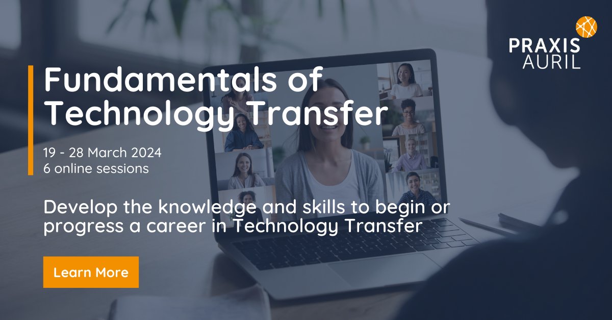 💡 If you are starting your career in Knowledge Exchange, the Fundamentals of #TechnologyTransfer course is for you! Discover the keys to successful #commercialisation, IP protection, licensing strategies, and more. praxisauril.org.uk/fundamentals-t…