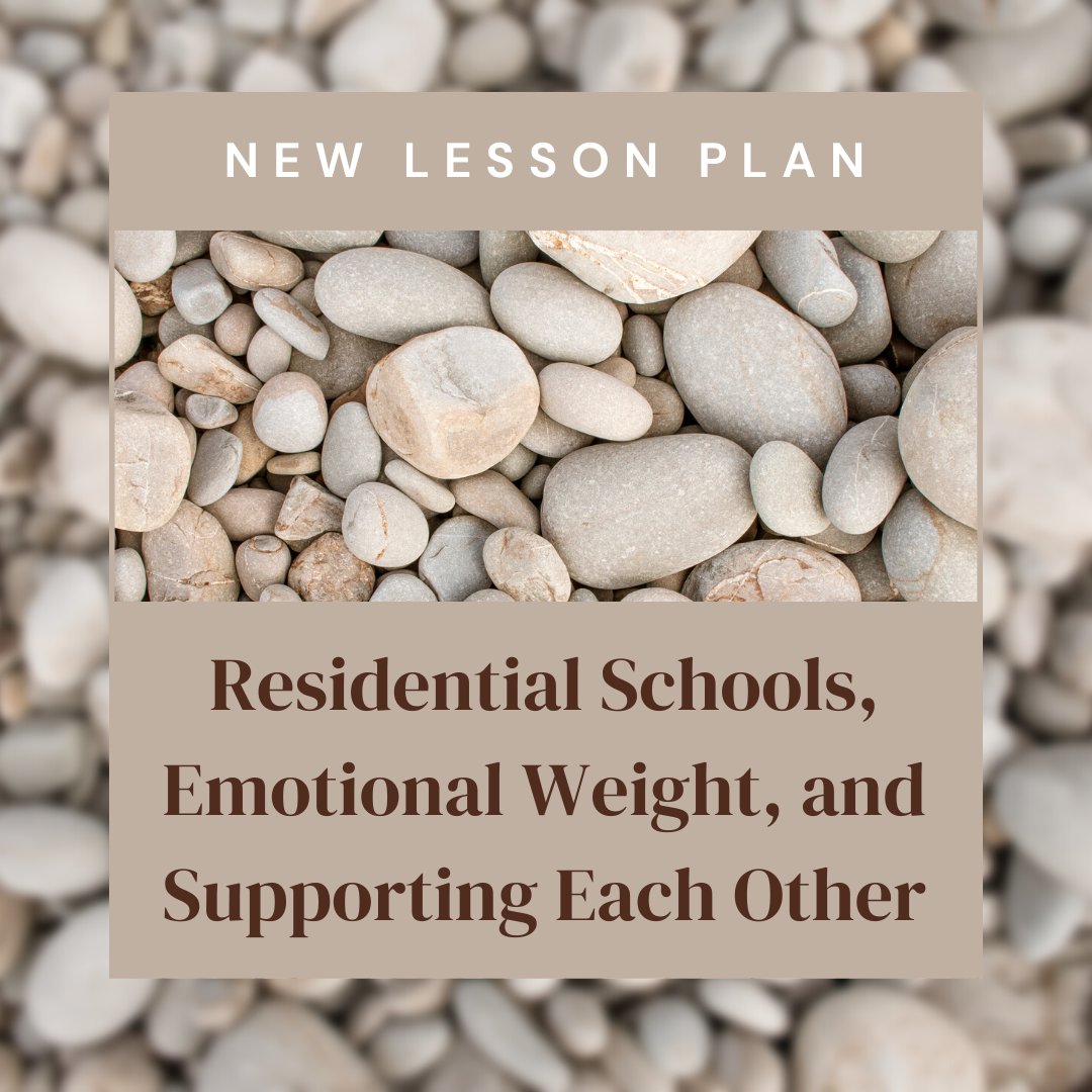How can students learn to support each other during challenging times?

Check out Renee Allen's lesson plan for guidance on how to draw connections to the weight of residential school trauma and to the significance of Grandfather Rocks: bit.ly/46Xyjxc

#Bryce100