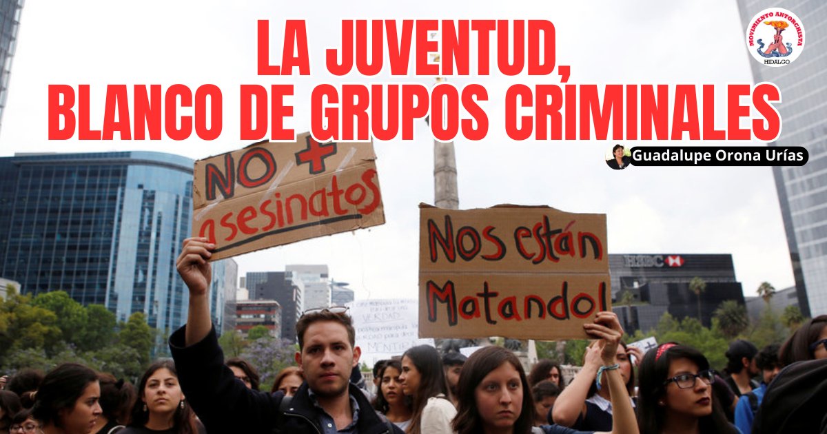 GuadalupeOrona_'s tweet photo. ✍️Te invito a leer mi opinión semanal que en esta ocasión se titula: 
“LA JUVENTUD, BLANCO DE GRUPOS CRIMINALES"

Puedes leerlo completo, aquí 👇https://t.co/u4FqBUI6Oo https://t.co/Lz9qMgEJ83