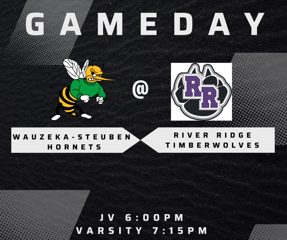 It's GAMEDAY for the Hornets!

🏀Boys Basketball @ River Ridge Timberwolves🏀
📍River Ridge High School
🕕6:00pm | 7:15pm

Go Hornets!