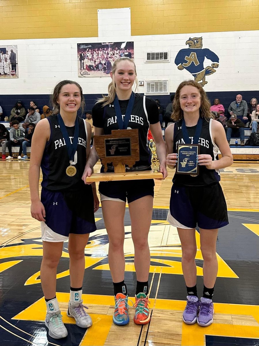 We are proud of our Lady Panthers for winning the Autauga County Tournament! Congratulations to Jenna McClendon &amp; Kayden Carr on being selected to the All Tournament team and Avery Rogers who was selected as the Tournament MVP.
