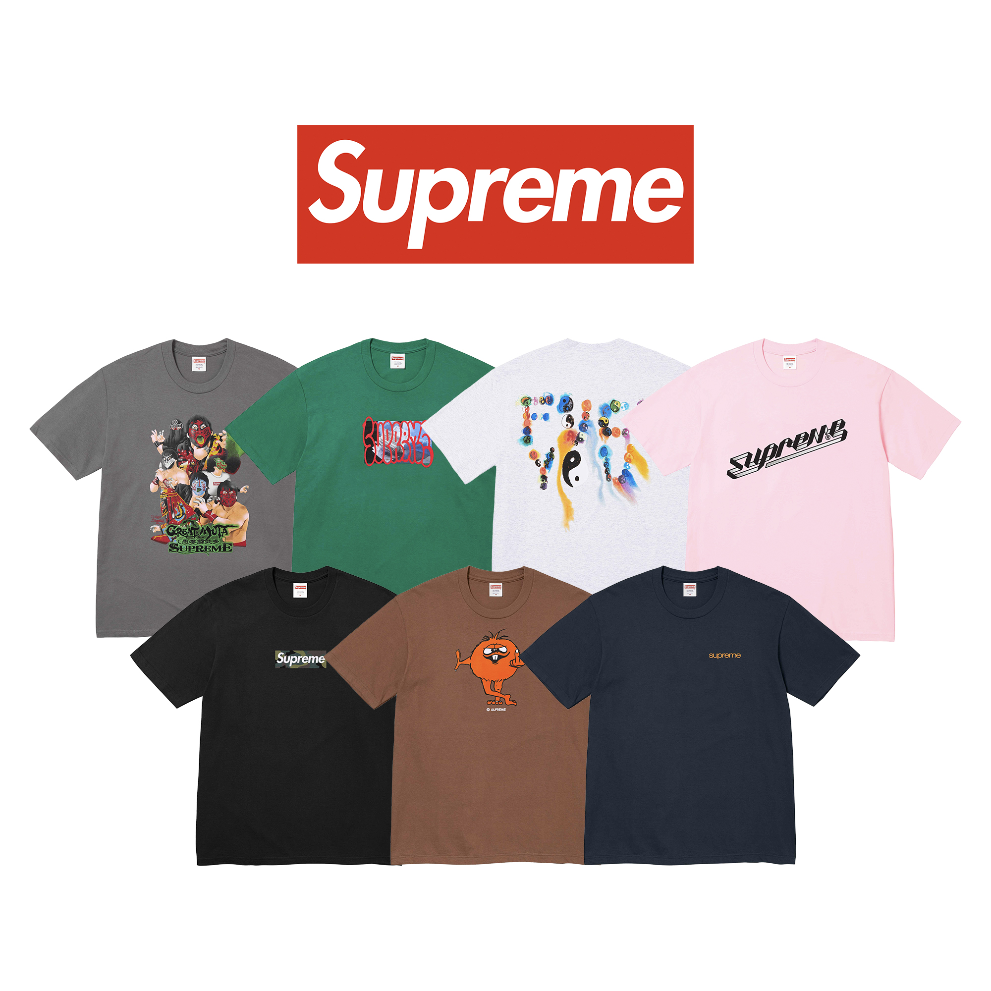 Supreme camacho box logo tee-