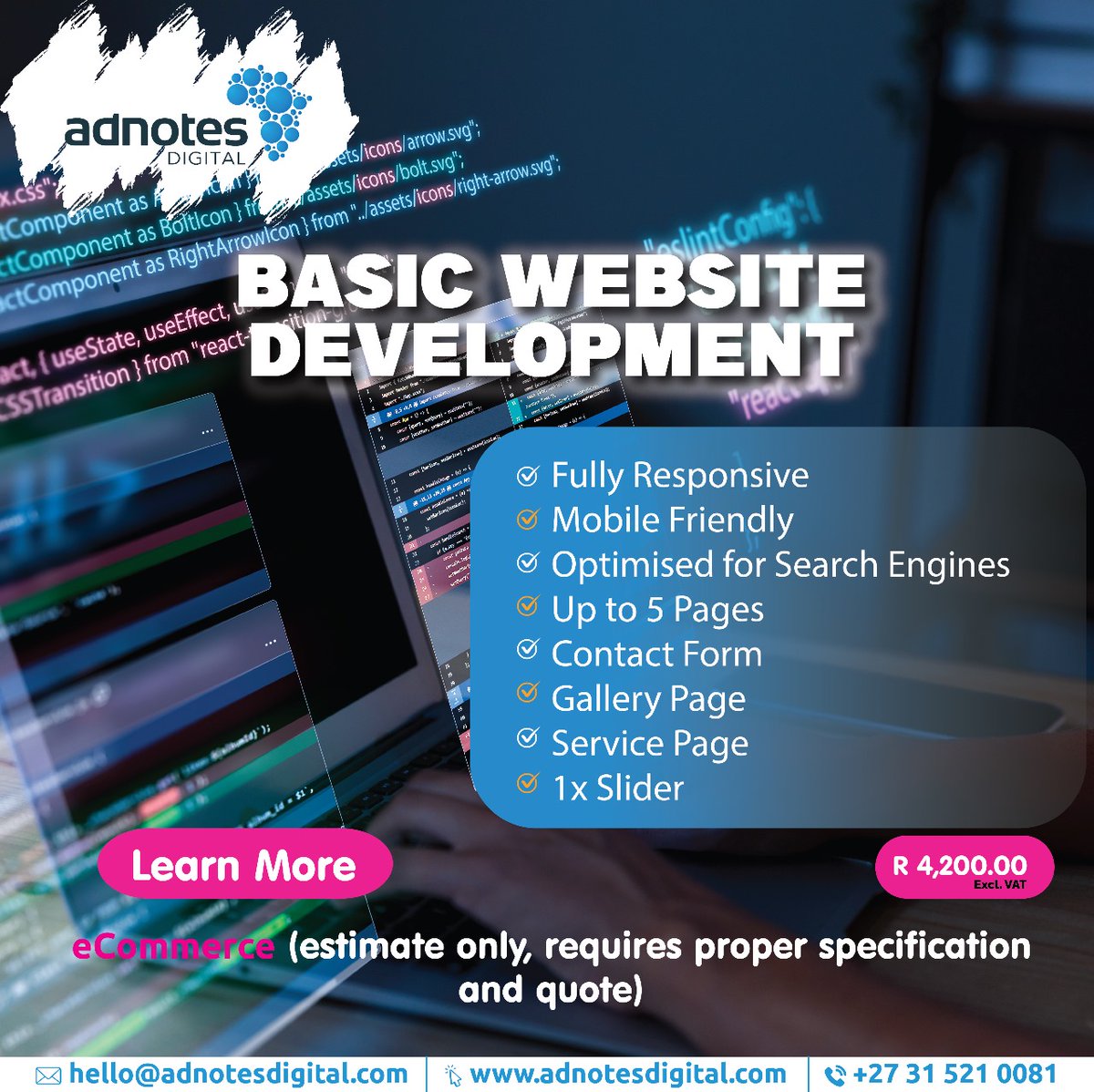 adnotesdigital's tweet image. Crafting Digital Brilliance! Elevate your online presence with AdNotes Digital. Explore the art of website development at adnotesdigital.com - where innovation meets virtual excellence. 🚀💻 #DigitalTransformation #WebDevelopmentMastery