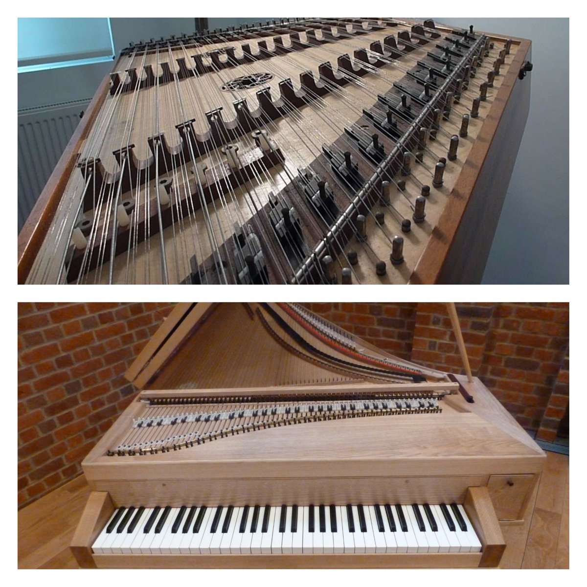 fluidpiano's tweet photo. The Fluid #Piano & the Fluid #Dulcimer: these inventions incorporate Fluid Tuning mechanisms. Each mechanism enables a musician to adjust the tuning of each note by precise #microtones #acoustic #music #classical #invention #microtonal #worldmusic فارسی# #santur #microtonalguitar https://t.co/txIbLBjHEc