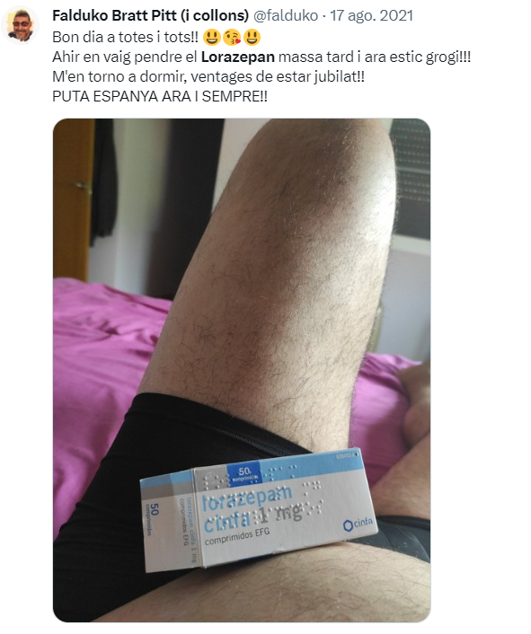Buen dia cariñetas!! Habeis dormido bien yo tambien estoy un poco grogi y estoy un poco GRING todo es culpa del lorazepan que me tomo para dormir que se me va de las manos con el whisky!! Voy a comer!! Ñ!! 🤣🤣🤣🤣