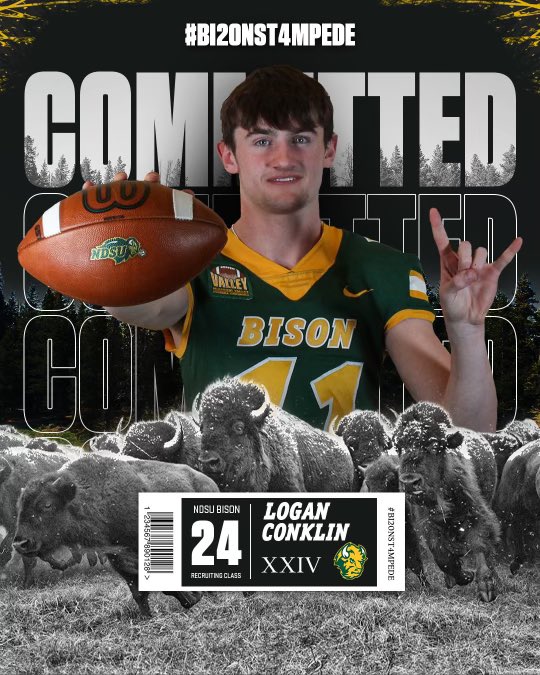 Committed @CoachRHedberg @NDSUfootball @CoachCrutchley 🤘🏻
