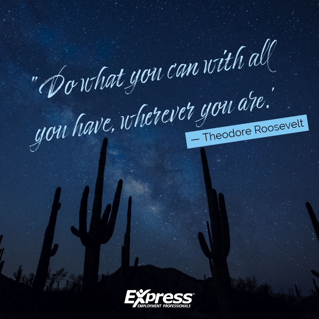 It's simple advice, but remember to always give your everything to anything you do. #ExpressPros #MotivationMonday